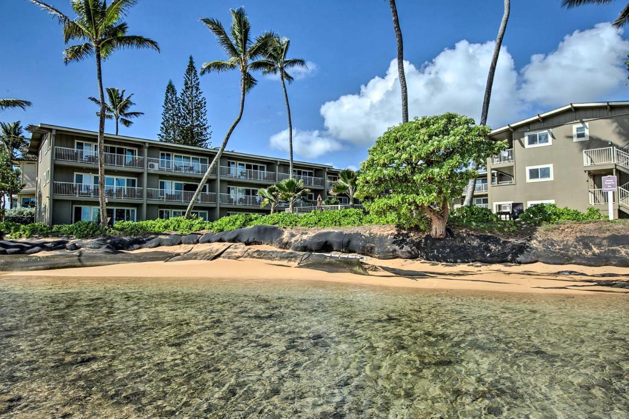Waipouli Beachfront Condo With Balcony And Ocean Views Kapa'a Esterno foto