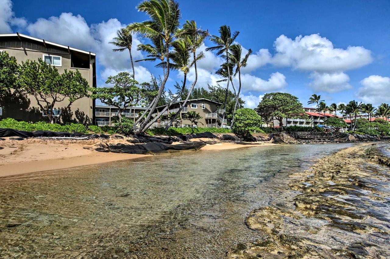Waipouli Beachfront Condo With Balcony And Ocean Views Kapa'a Esterno foto